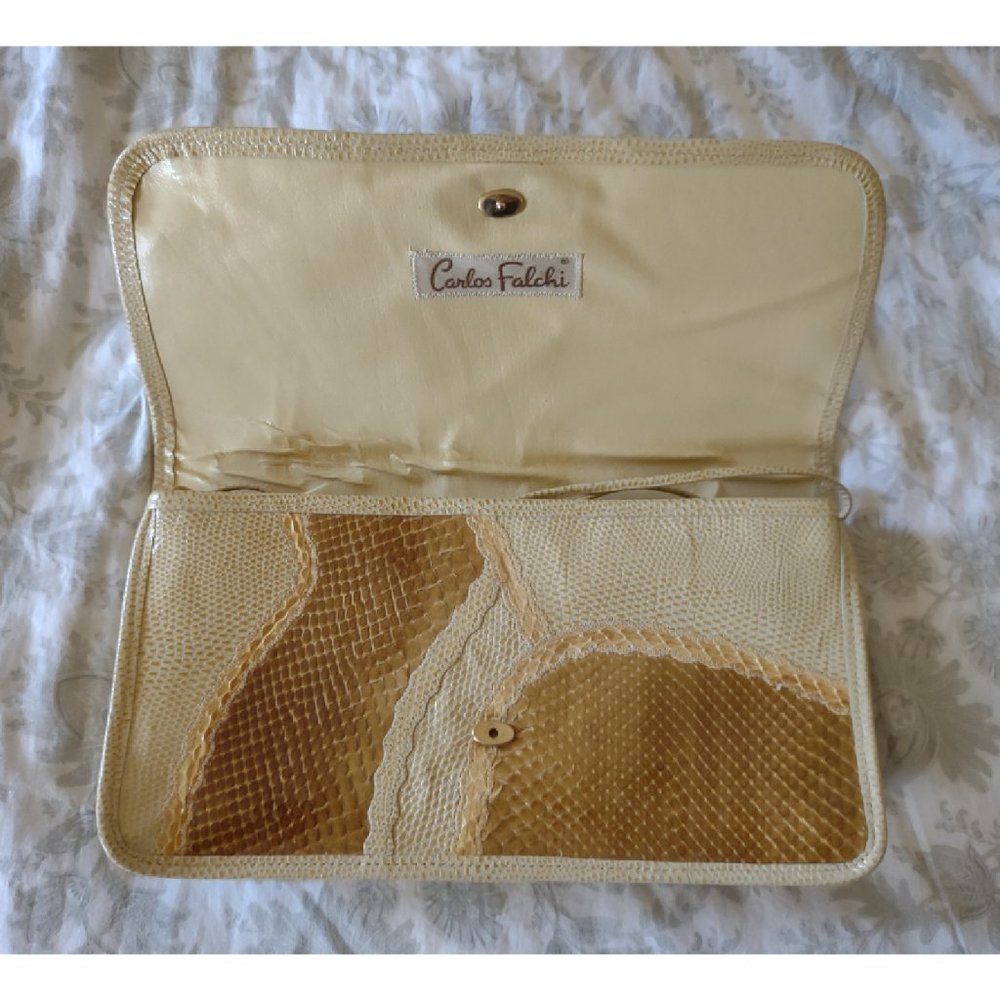 Carlos Falchi Snakeskin purse